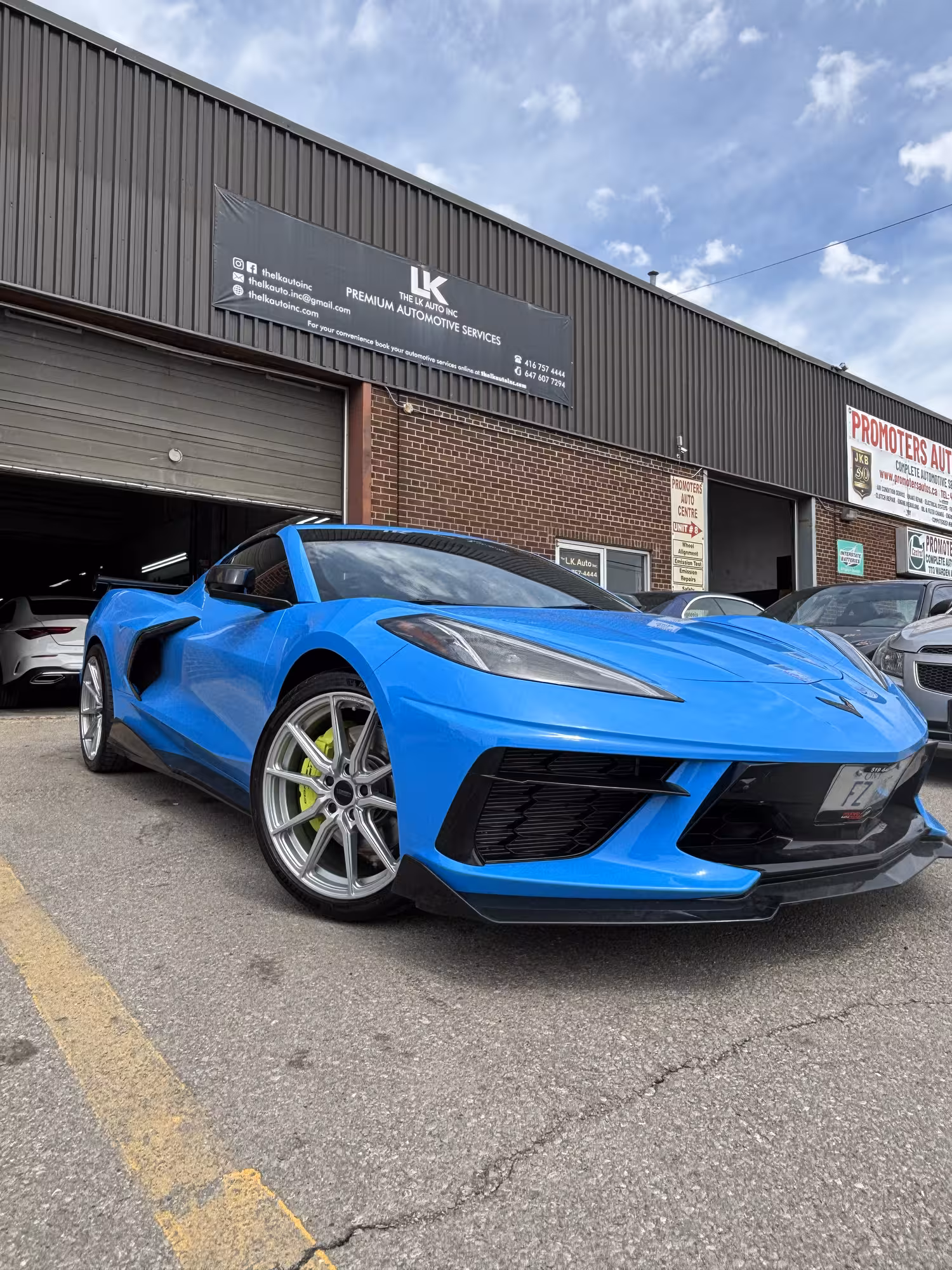 Corvette Caliper Painting in Toronto