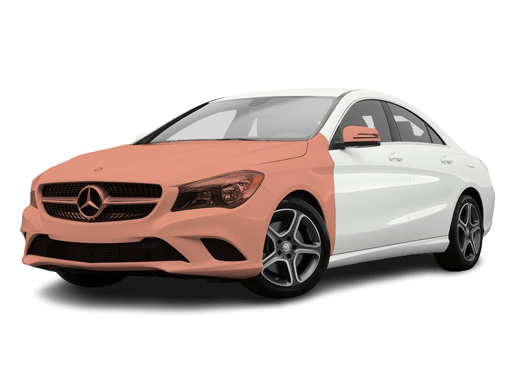 Silver PPF package — full front coverage diagram